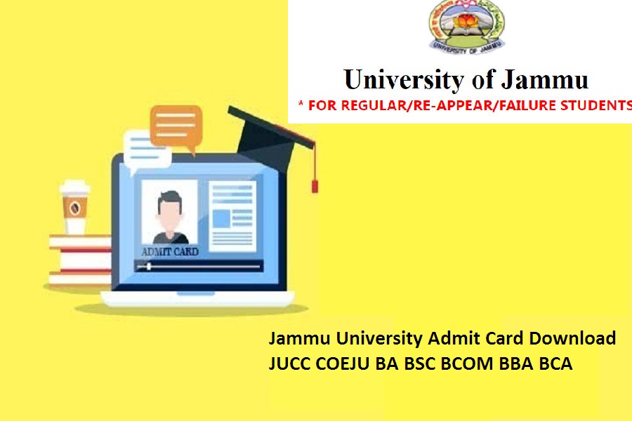 Jammu University Admit Card 2022