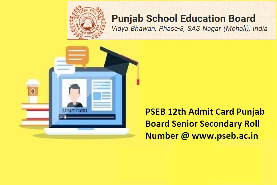 PSEB 2024 Admit Card