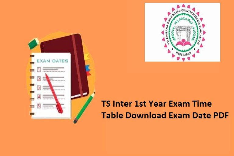 TS Inter 1st Year Time Table 2024 tsbie.cgg.gov.in IPE 1st Year Exam Date
