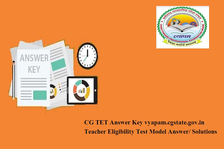 CG TET Answer Key 2023