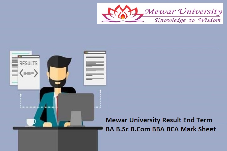 mewar university result 2022