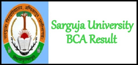 Sarguja University BCA Results 2024