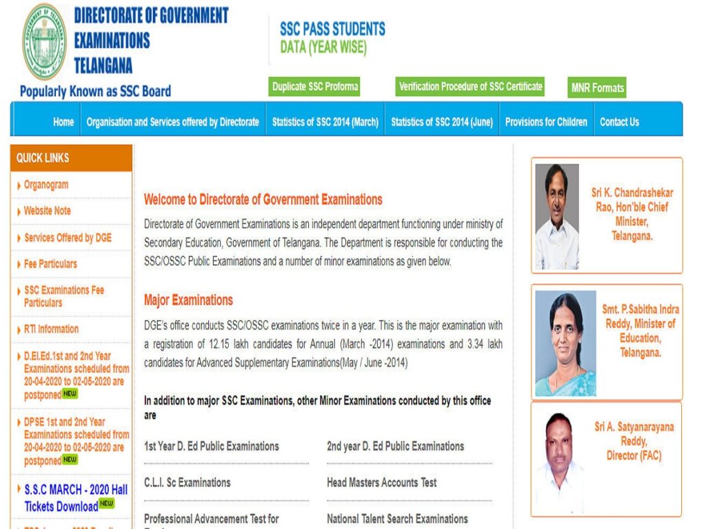 Telangana SSC Results 2024 TS 10th Board Toppers Marks Sheet