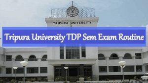 Tripura University Exam Routine 2024 TDP BA BSC BCOM BBA B.Ed 2/4/6 Sem