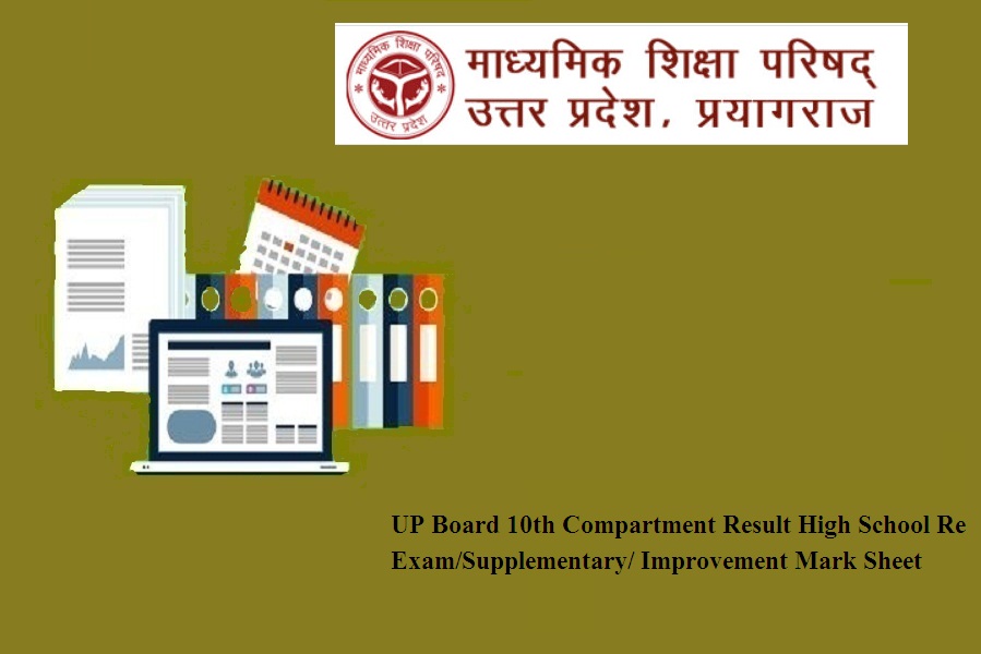 UP Board 10th Compartment Result 2023
