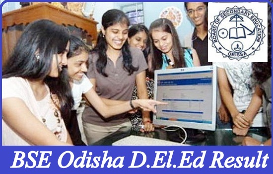 BSE Odisha D.El.Ed Result 2024