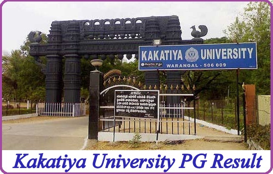 Kakatiya University PG Result 2022