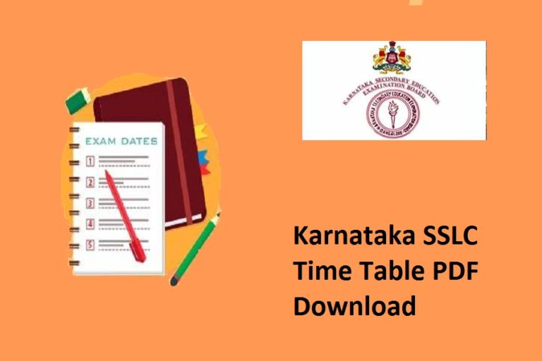 Karnataka SSLC Time Table 2024 sslc.karnataka.gov.in 10th Exam Date