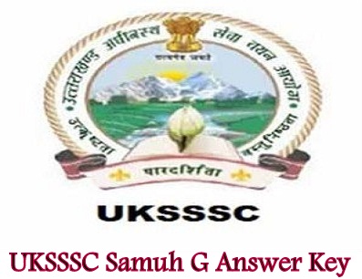 UKSSSC Samuh G Answer Key