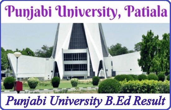 Punjabi University B.Ed Result 2024