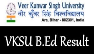 VKSU B.Ed Result 2024 ~ 1st & 2nd Year Mark Sheet @ Vksuexams.com