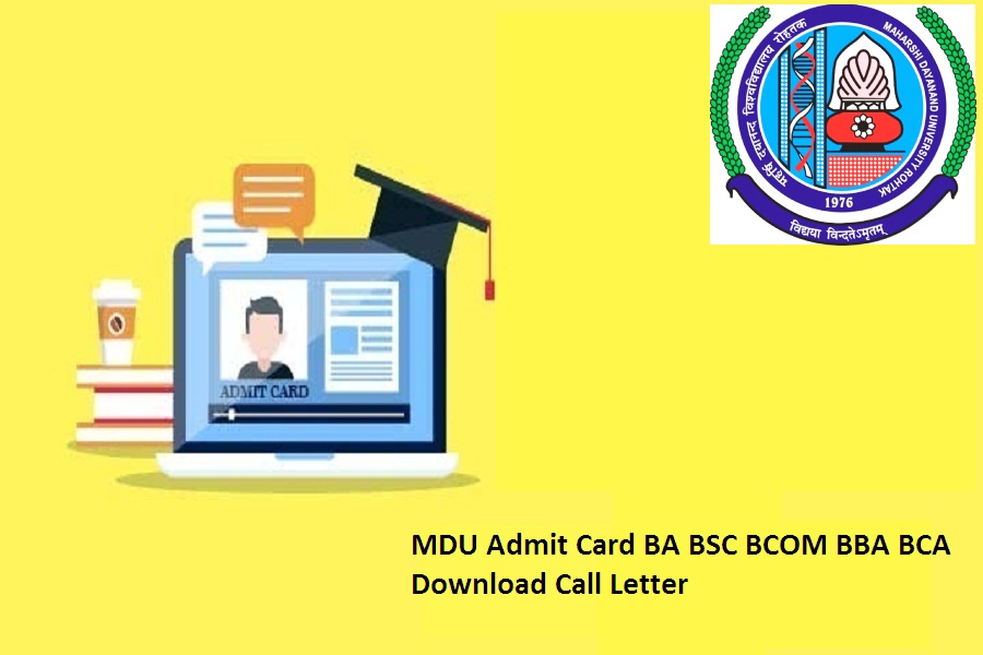 MDU Admit Card 2024