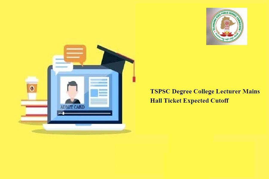 TSPSC Degree College Lecturer Mains Hall Ticket 2024