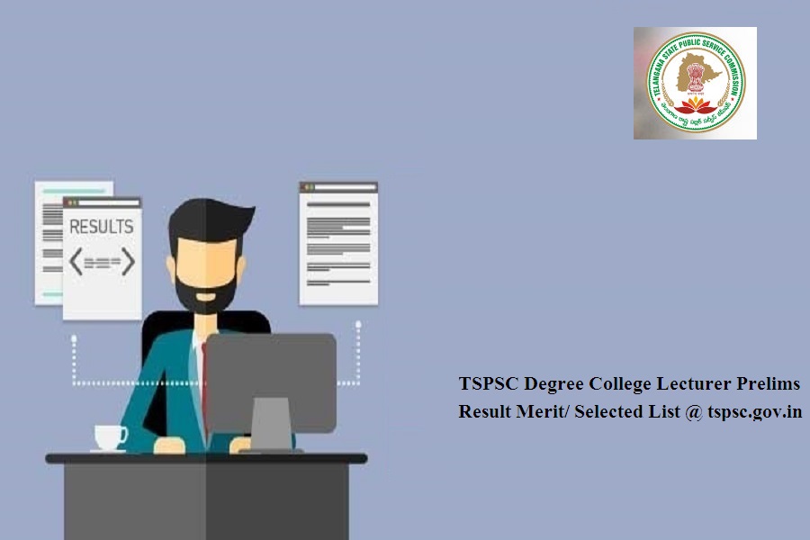 TSPSC Degree Lecturer Prelims Result 2024