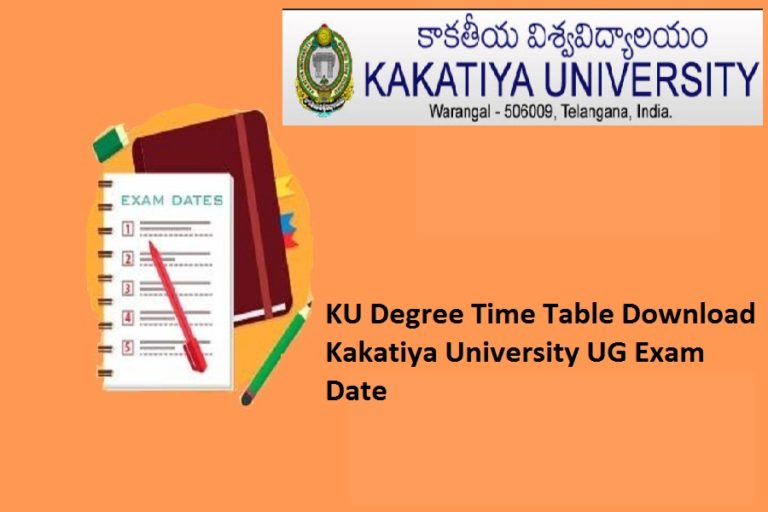 KU Degree Exam Time Table 2024 UG CBCS 2/4/6 Semester BA BSC BBA