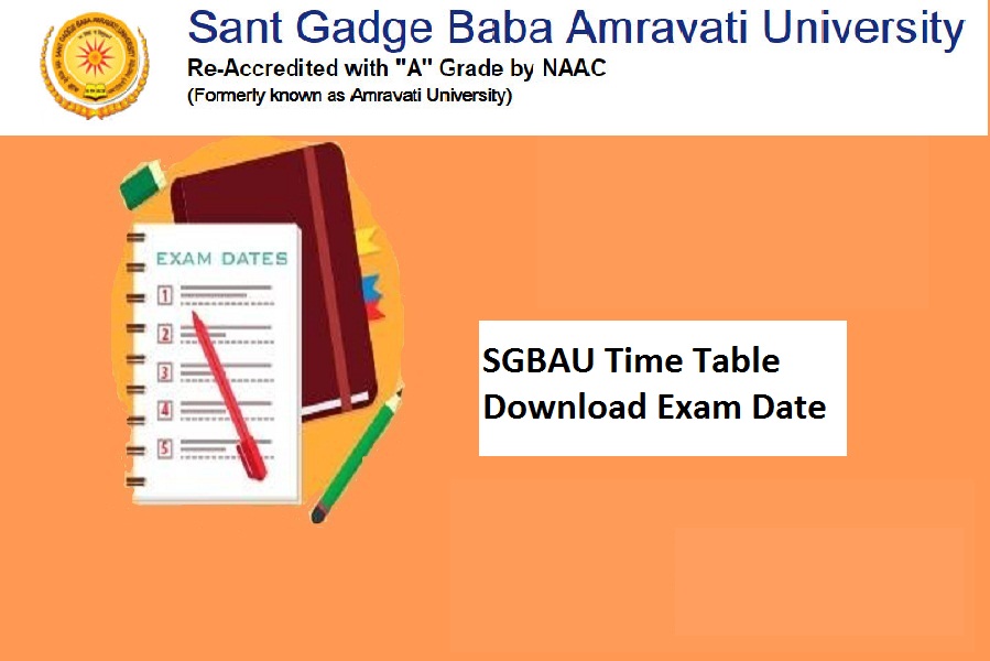 SGBAU Time Table Summer 2023
