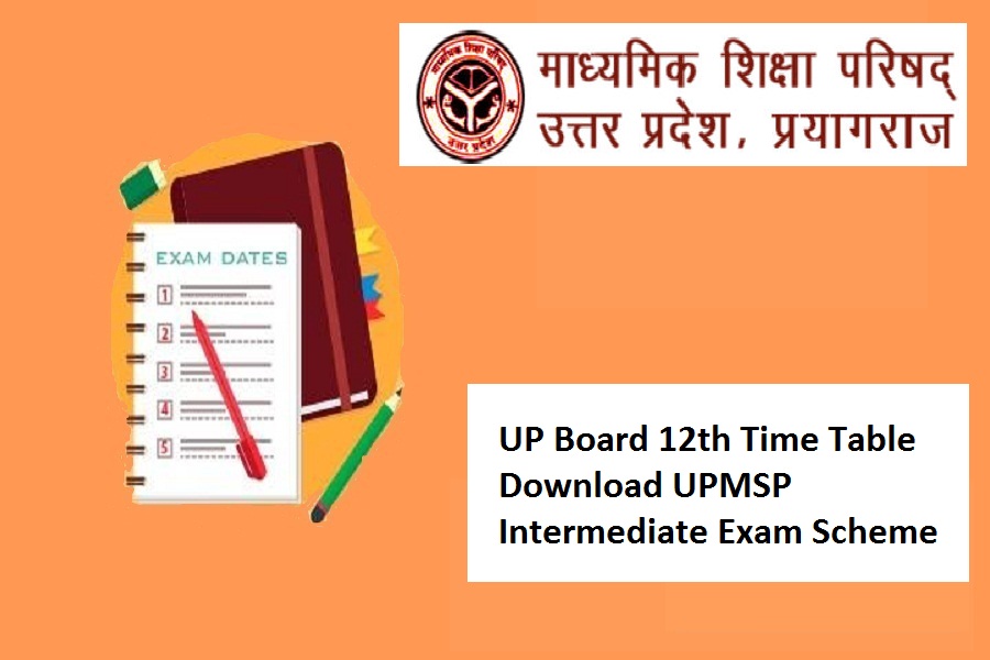 UP Board 12th Time Table 2023