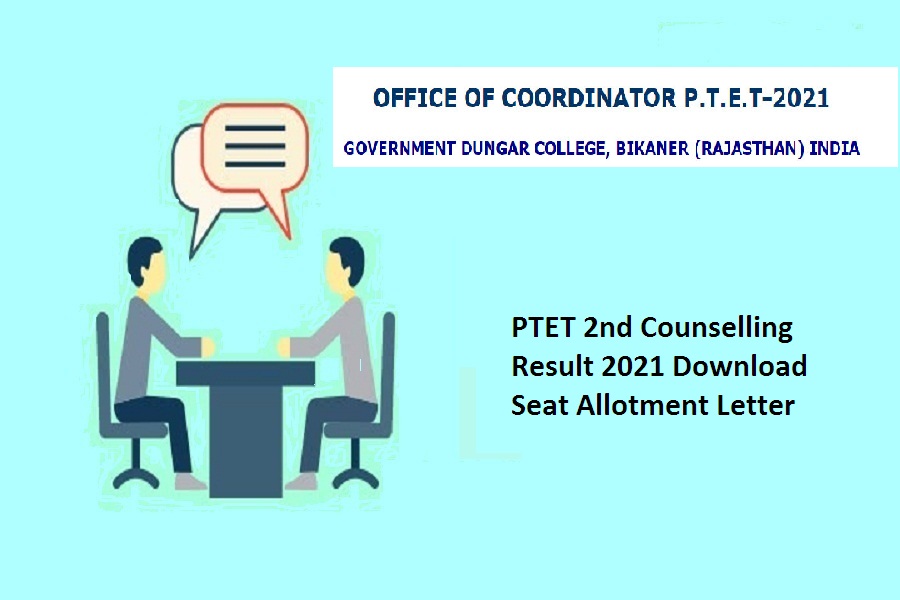 ptet 2nd counselling result 2024
