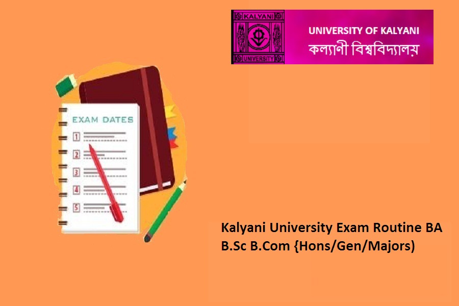 Kalyani University Exam Routine 2022
