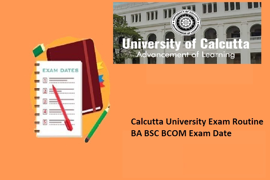 Calcutta University Exam Routine 2024