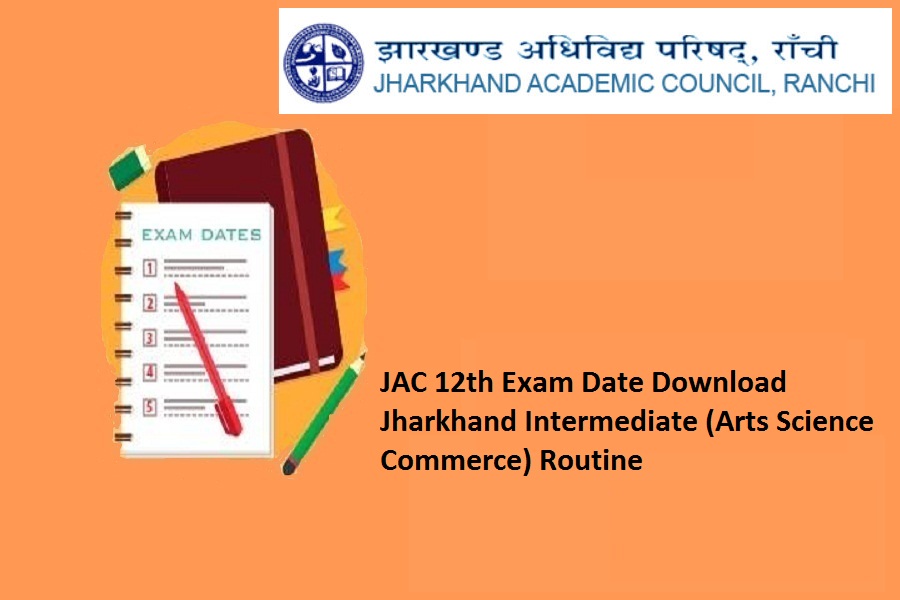 JAC 12th Exam Date 2024