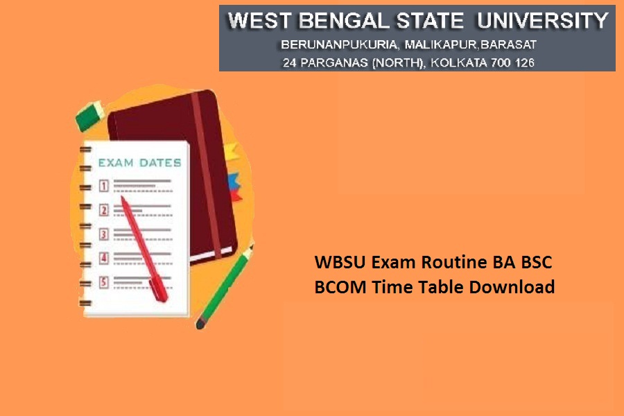 WBSU Exam Routine 2022