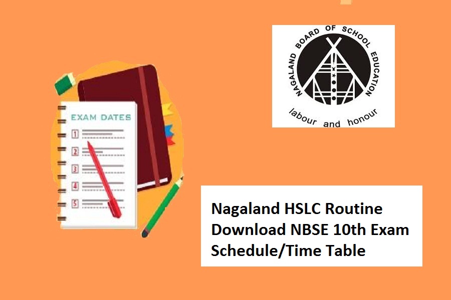 NBSE HSLC Routine 2023