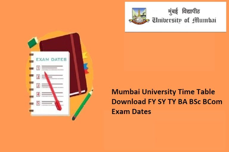 mu.ac.in Time Table 2024 FY SY TY Sem 2 4 6 BA BSc Exam Dates