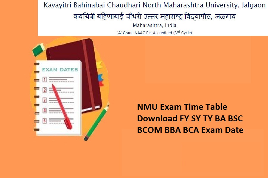 NMU Exam Time Table 2024 FY SY TY BA BSC Exam Dates PDF