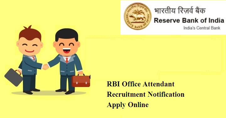 RBI Office Attendant Recruitment 2023