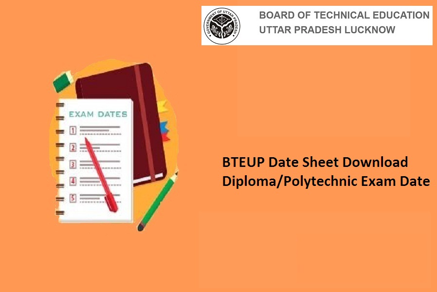 BTEUP Date Sheet 2024 Diploma/Polytechnic 2/4/6 Even Sem Exam Date