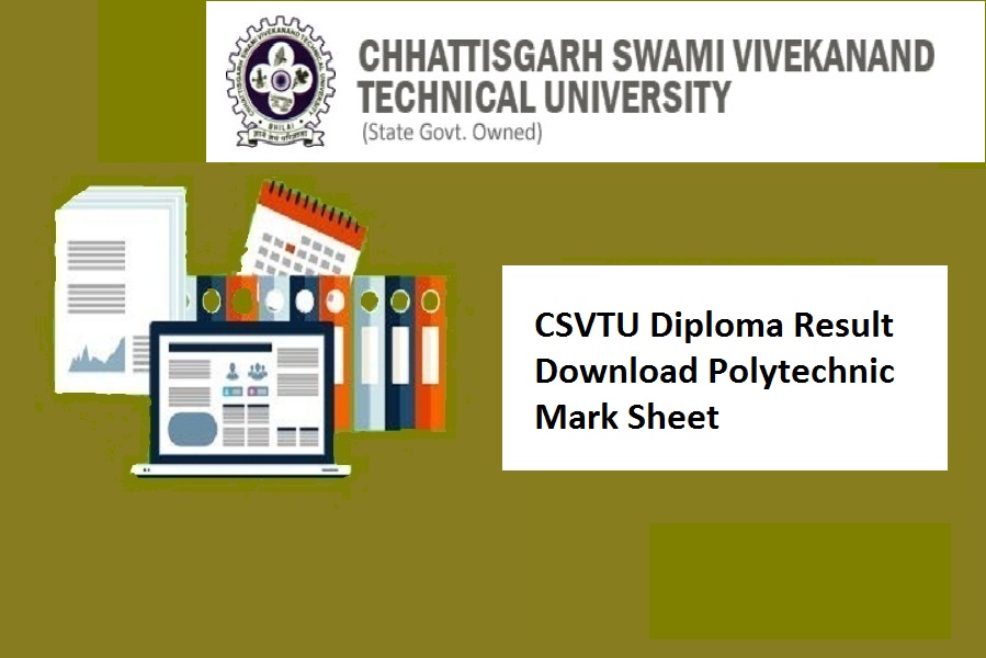 CSVTU Diploma Result 2024