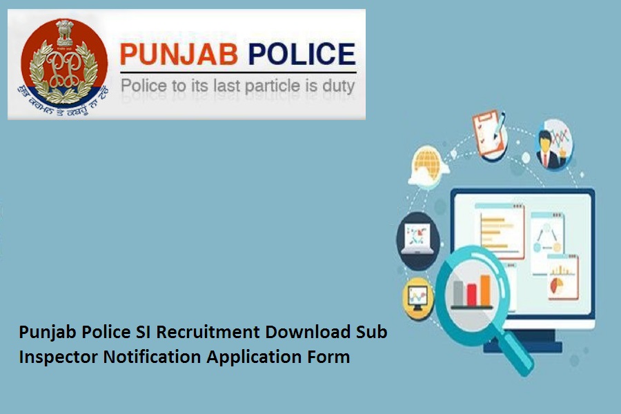 Punjab Police SI Recruitment 2024 Sub Inspector Notification 