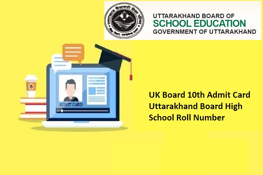 UK Board 10th Admit Card 2022