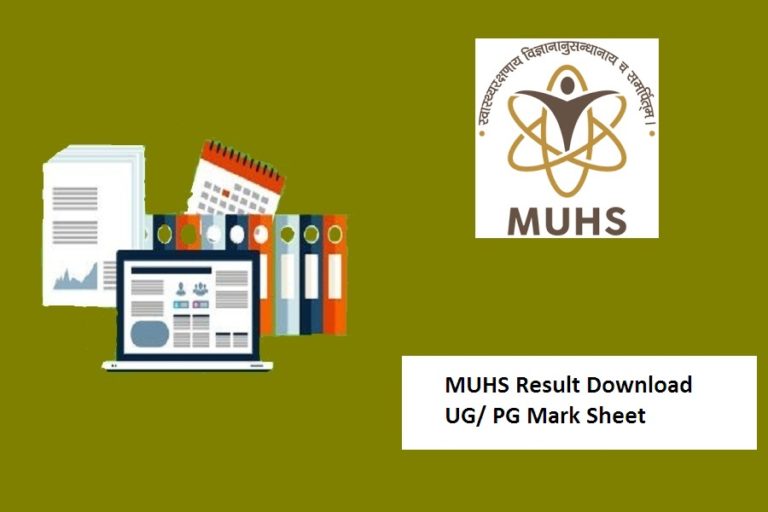 MUHS Result Winter 2024 (UG/ PG) Nursing/MBBS/BDS/BAMS/BHMS/BUMS