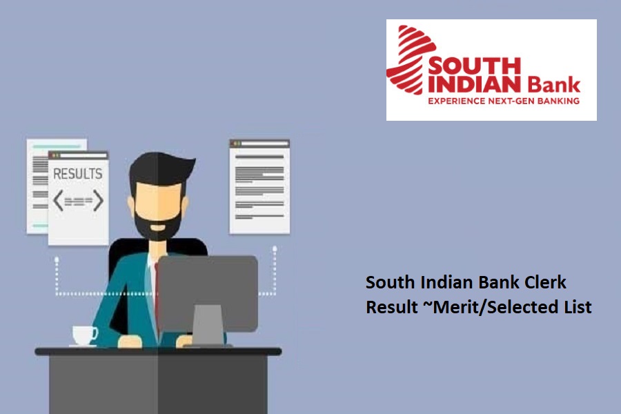 South Indian Bank Clerk Result 2024