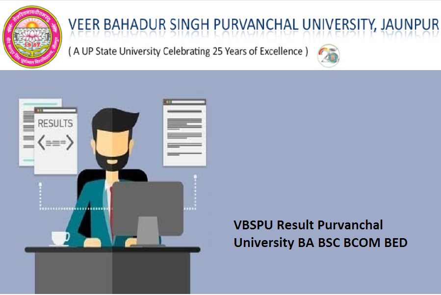 VBSPU Result 2024 Purvanchal University BA BSC BED 1/2/3 Year