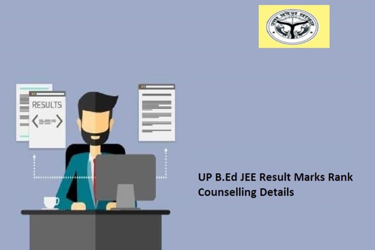 UP B.Ed JEE Result 2024 Marks Rank Counselling 1st 2nd 3rd Round @ Cdn3 ...