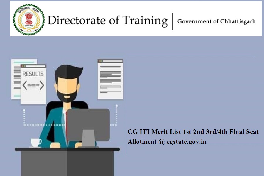 CG ITI Merit List 2022