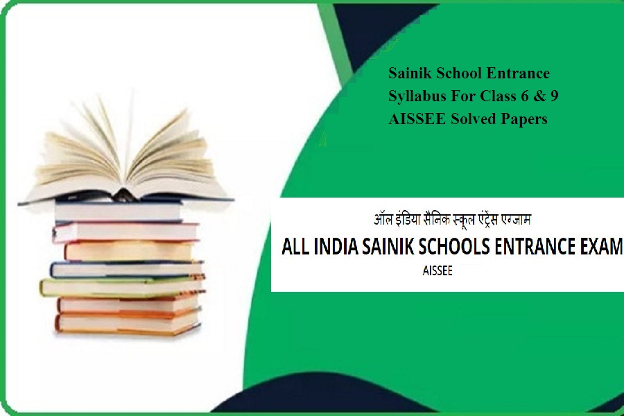 Sainik School Entrance Syllabus 2024