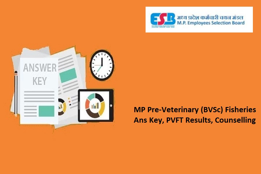 MP Pre-Veterinary (BVSc) Fisheries 2024 Ans Key