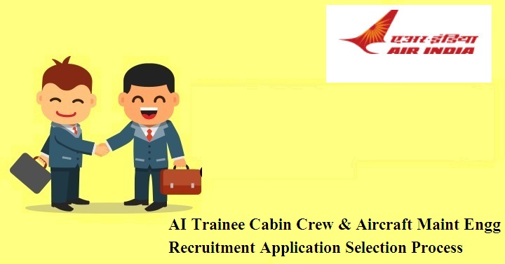 AI Trainee Cabin Crew & Aircraft Maint Engg Recruitment 2024