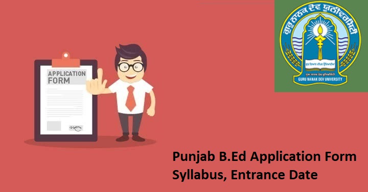 Punjab B.Ed Application Form 2024