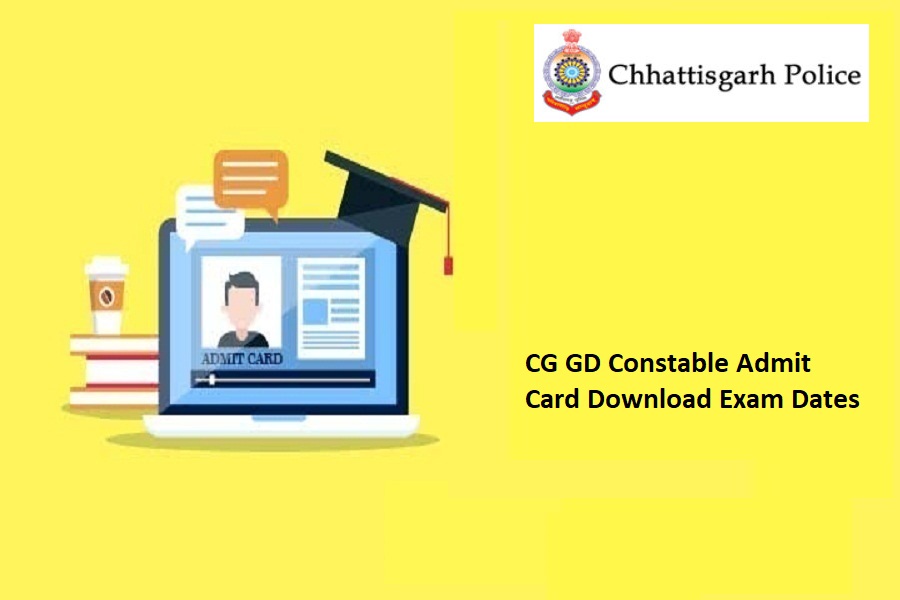 CG GD Constable Admit Card Download 2024