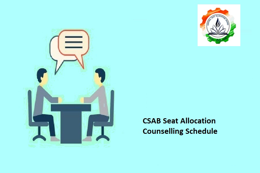 CSAB Seat Allocation Counselling Schedule 2024