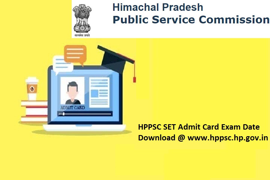 HPPSC SET Admit Card 2024 Exam Date