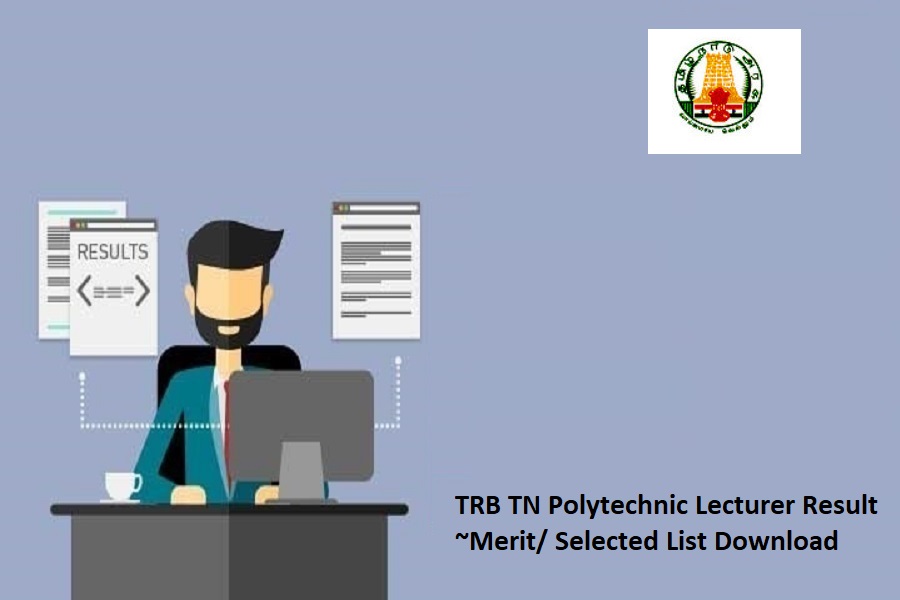 TRB TN Polytechnic Lecturer Result 2024
