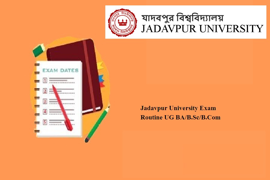 Jadavpur University Exam Routine 2024