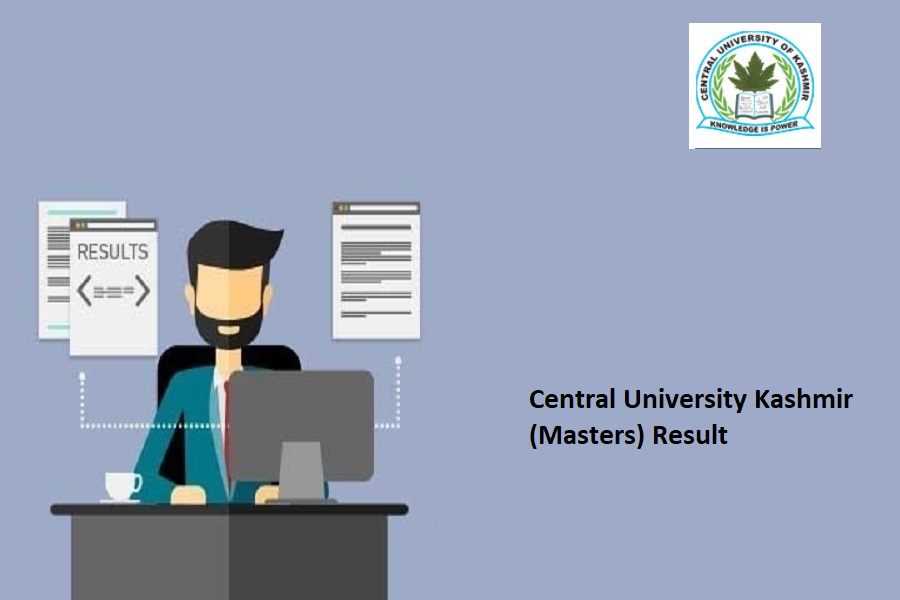 Central University Kashmir Masters Result 2024