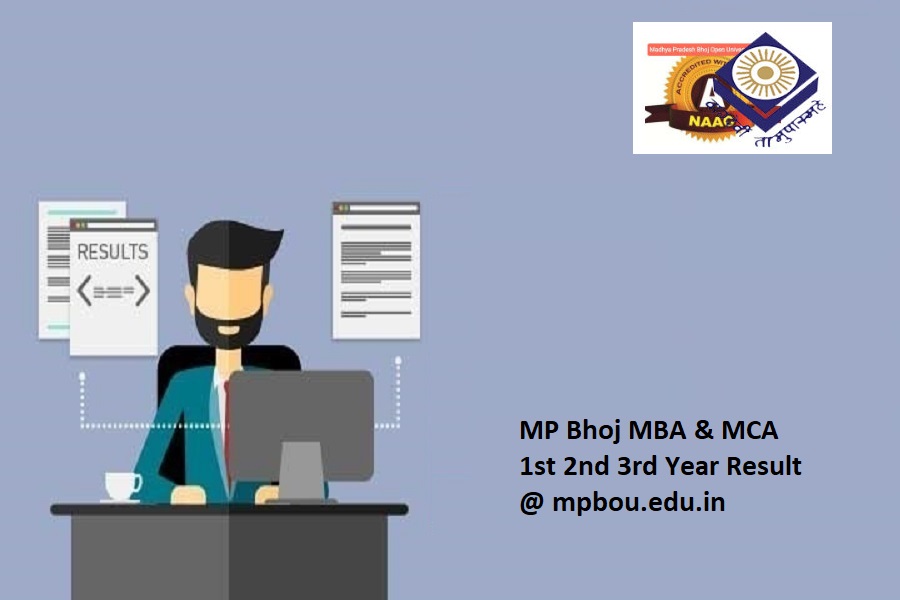 MP Bhoj MBA MCA Result 2024